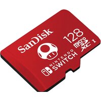 Карта памяти SanDisk Nintendo Switch Licensed Card Super Mario Edition microSDXC 128GB SDSQXAO-128G-GNCZN - Превью изображения №2 — Интернет-магазин Time-Shop