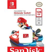 Карта памяти SanDisk Nintendo Switch Licensed Card Super Mario Edition microSDXC 128GB SDSQXAO-128G-GNCZN - Превью изображения №4 — Интернет-магазин Time-Shop
