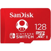 SanDisk Nintendo Switch Licensed Card Super Mario Edition microSDXC 128GB SDSQXAO-128G-GNCZN