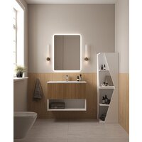  ЗОВ Тумба под умывальник Кито-2 100 2K100LW0MRM (белый/тростник) - Превью изображения №4 — Интернет-магазин Time-Shop