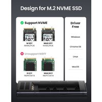 Бокс для накопителей M.2 Ugreen CM400 10902 - Превью изображения №2 — Интернет-магазин Time-Shop