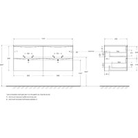  BelBagno Тумба под умывальник MARINO-CER-N-1200-4C-SO-BL-P - Превью изображения №2 — Интернет-магазин Time-Shop