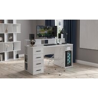 Стол Интерлиния Skill-08 (белый/белый) - Превью изображения №5 — Интернет-магазин Time-Shop