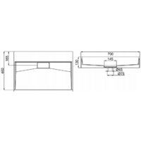Умывальник Rea Goya 70 - Превью изображения №7 — Интернет-магазин Time-Shop