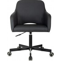 Офисное кресло Бюрократ CH-380M (черный экокожа) - Превью изображения №2 — Интернет-магазин Time-Shop