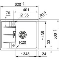 Кухонная мойка Franke Centro CNG 611-62 114.0757.388 (черный матовый) - Превью изображения №4 — Интернет-магазин Time-Shop