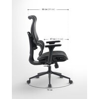 Офисное кресло myroo Office Wizard HS-3853H-1-B (black) - Превью изображения №20 — Интернет-магазин Time-Shop