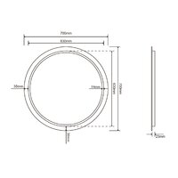  Roxen Зеркало Brimen 510195-70 70х70 - Превью изображения №10 — Интернет-магазин Time-Shop