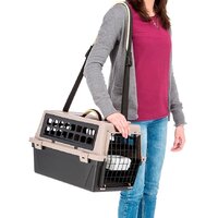 Переноска Ferplast Atlas 10 Trendy Plus (черный) - Превью изображения №2 — Интернет-магазин Time-Shop