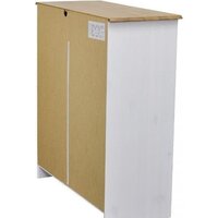 Комод Диприз Ром 2 двери 2 ящика Д 1349.1 (белый воск/антик) - Превью изображения №5 — Интернет-магазин Time-Shop