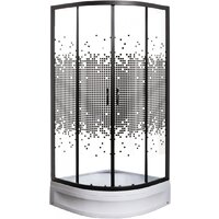 Душевой уголок Мономах 80/180 МЗ BL - Превью изображения №2 — Интернет-магазин Time-Shop