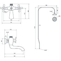 Душевая система  Славен СЛ-ДВ-А60 - Превью изображения №7 — Интернет-магазин Time-Shop