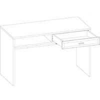 Стол Black Red White Grace BIU1S (дуб наварра/графит) - Превью изображения №3 — Интернет-магазин Time-Shop