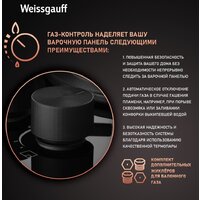 Варочная панель Weissgauff HGG 640 BGB - Превью изображения №6 — Интернет-магазин Time-Shop