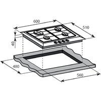 Варочная панель Weissgauff HGG 640 BGB - Превью изображения №11 — Интернет-магазин Time-Shop