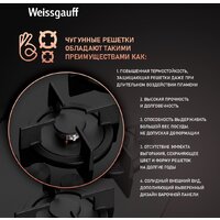 Варочная панель Weissgauff HGG 640 BGB - Превью изображения №7 — Интернет-магазин Time-Shop