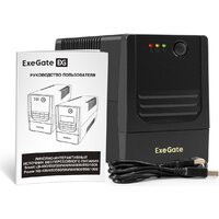 Источник бесперебойного питания ExeGate Power NB-650.LED.AVR.2SH.USB - Превью изображения №7 — Интернет-магазин Time-Shop