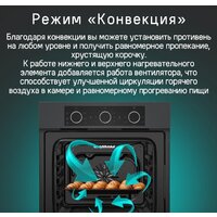 Электрический духовой шкаф MAUNFELD AEOF6060B - Превью изображения №19 — Интернет-магазин Time-Shop