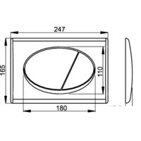 Панель смыва Alcaplast M72 - Превью изображения №2 — Интернет-магазин Time-Shop