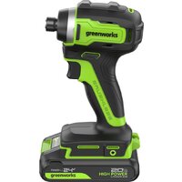 Винтоверт Greenworks ID3170 3804907CUC (с 2-мя АКБ) - Превью изображения №6 — Интернет-магазин Time-Shop