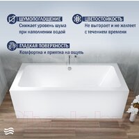 Ванна Lauter Olympia 180x80 21100080 (с ножками) - Превью изображения №3 — Интернет-магазин Time-Shop