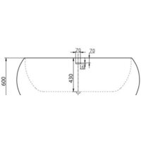 Ванна BelBagno BB30-1550 155x155 - Превью изображения №10 — Интернет-магазин Time-Shop