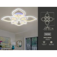 Припотолочная люстра Ambrella light Acrylica FA8844 - Превью изображения №5 — Интернет-магазин Time-Shop