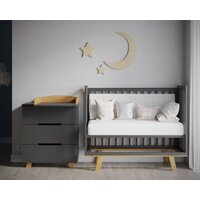 Детский комод Incanto Anniken LUX 800/3 PK-0087/9 (графит/бук) - Превью изображения №5 — Интернет-магазин Time-Shop