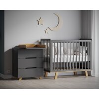Детский комод Incanto Anniken LUX 800/3 PK-0087/9 (графит/бук) - Превью изображения №6 — Интернет-магазин Time-Shop