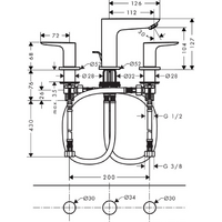 Смеситель Hansgrohe Talis E 71733700 - Превью изображения №2 — Интернет-магазин Time-Shop