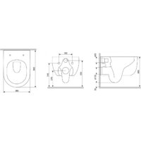 Унитаз подвесной Damixa Scandinavian Pure DX36C1701SC - Превью изображения №5 — Интернет-магазин Time-Shop