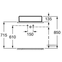 Умывальник Roca Diverta 32711G000 - Превью изображения №5 — Интернет-магазин Time-Shop