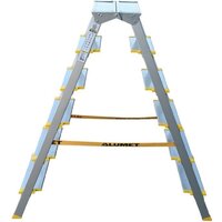 Лестница-стремянка Алюмет ASD 5206 (2х6 ступеней) - Превью изображения №2 — Интернет-магазин Time-Shop