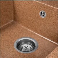 Кухонная мойка Saniteco Fama (терракот) - Превью изображения №9 — Интернет-магазин Time-Shop