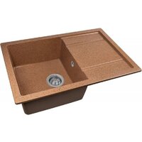 Кухонная мойка Saniteco Fama (терракот) - Превью изображения №7 — Интернет-магазин Time-Shop