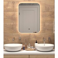 Континент Зеркало Burzhe LED 50x70 (теплая подсветка)