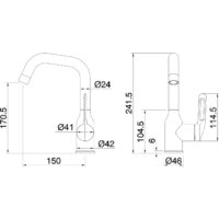 Смеситель Ekko E4065 - Превью изображения №2 — Интернет-магазин Time-Shop