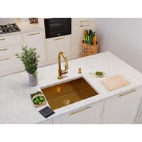 Кухонная мойка Emar EMB-123 PVD Nano Golden - Превью изображения №2 — Интернет-магазин Time-Shop