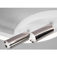 Припотолочная люстра Евросвет 90247/3 (белый-хром) - Превью изображения №3 — Интернет-магазин Time-Shop