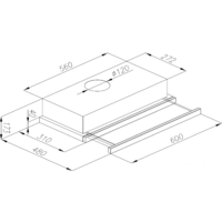 Кухонная вытяжка Zigmund & Shtain K 002.61 W - Превью изображения №2 — Интернет-магазин Time-Shop