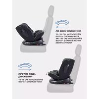 Детское автокресло Rant Helix Isofix AY819 (серый) - Превью изображения №5 — Интернет-магазин Time-Shop