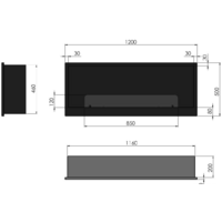 Биокамин Infire Inside 1200 - Превью изображения №5 — Интернет-магазин Time-Shop