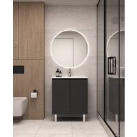  ЗОВ Тумба под умывальник Монови 80 M80LG0LGS (напольная/антрацит) - Превью изображения №4 — Интернет-магазин Time-Shop