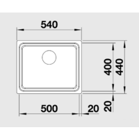 Кухонная мойка Blanco Etagon 500-IF [521840] - Превью изображения №2 — Интернет-магазин Time-Shop