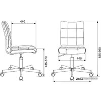Офисное кресло Бюрократ CH-330M (бежевый) - Превью изображения №5 — Интернет-магазин Time-Shop