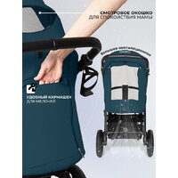 Коляска прогулочная «книга» Sweet Baby Contente Plus Basic (темно-зеленый) - Превью изображения №6 — Интернет-магазин Time-Shop
