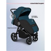 Коляска прогулочная «книга» Sweet Baby Contente Plus Basic (темно-зеленый) - Превью изображения №11 — Интернет-магазин Time-Shop