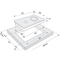 Варочная панель Krona Orsa 30 BL - Превью изображения №3 — Интернет-магазин Time-Shop