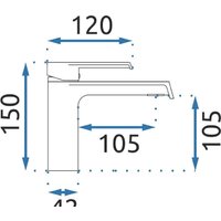 Смеситель Rea Hass Matt B9969 (золото) - Превью изображения №4 — Интернет-магазин Time-Shop