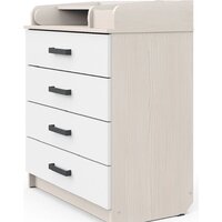 Детский комод Атон Мебель Marvin (бодяга светлый/белый) - Превью изображения №3 — Интернет-магазин Time-Shop